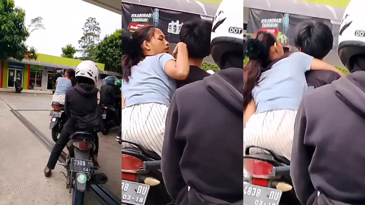 Viral Lagi antri Pom Malah Cipokan poster